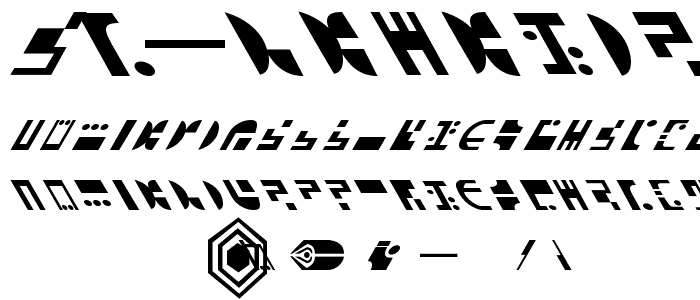 ST Ferengi R font