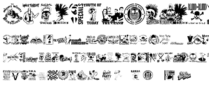 STENCIL PUNKS DINGS police
