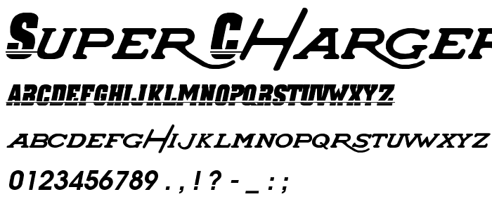 SUPER_CHARGERS font