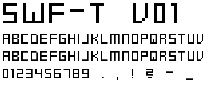 SWF T_v01 font