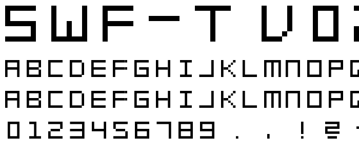SWF T_v02 font