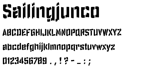 SailingJunco font