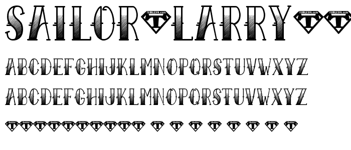 Sailor Larry  Fade font