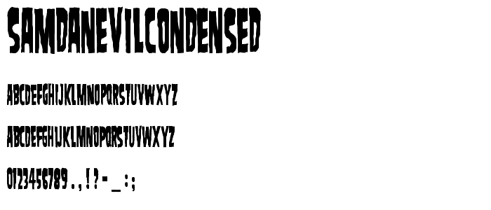 SamdanEvilCondensed police