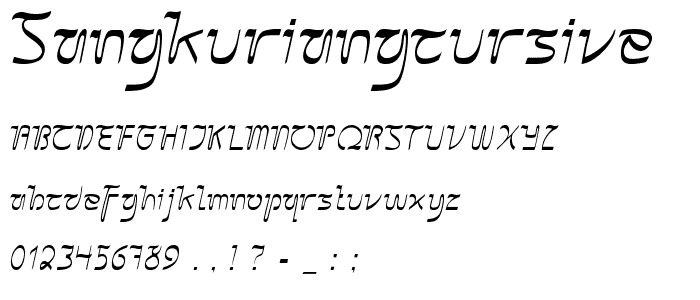 SangkuriangCursive font