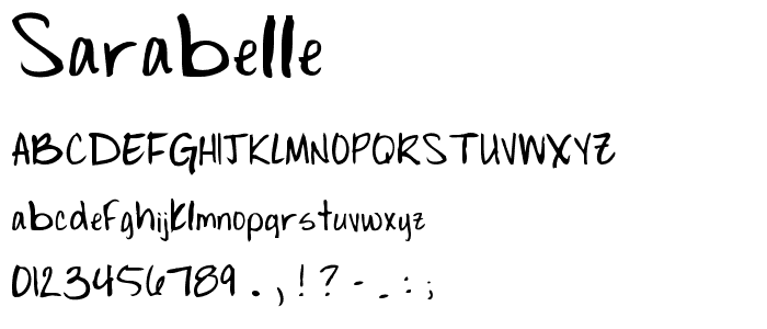 Sarabelle font