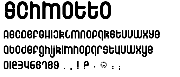 Schmotto font