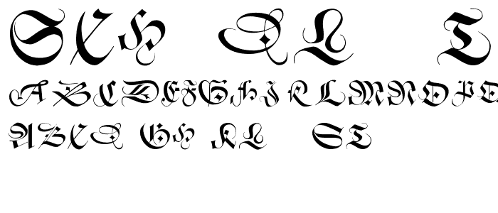 SchneidlerInitialen font