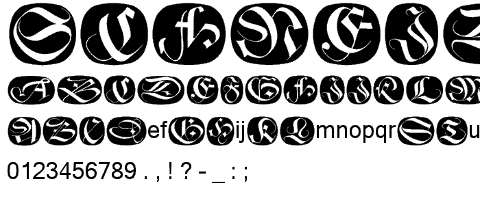 SchneidlerSolitairesRound font