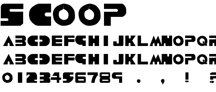 Scoop font