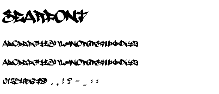 Searfont font