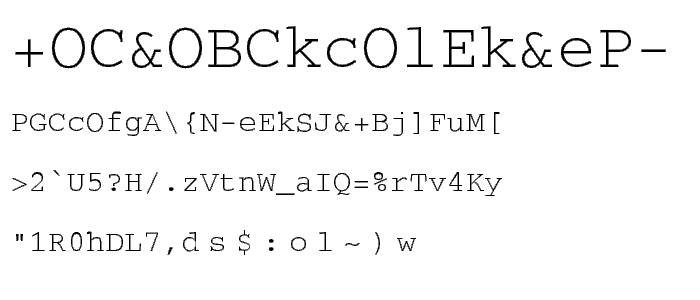 SecretCode-Normal font