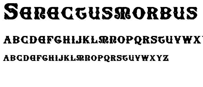SenectusMorbus font