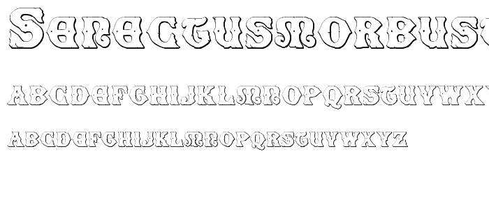 SenectusMorbusTwo font