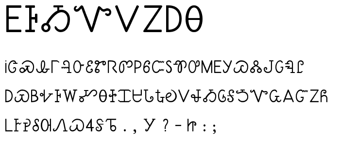 Sequoyah font