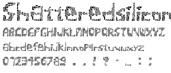 ShatteredSiliconWafers font