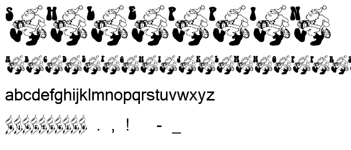 Shleppin Santa font