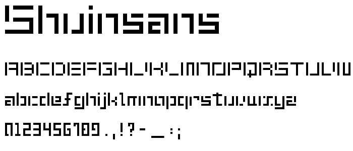 ShuinSans font