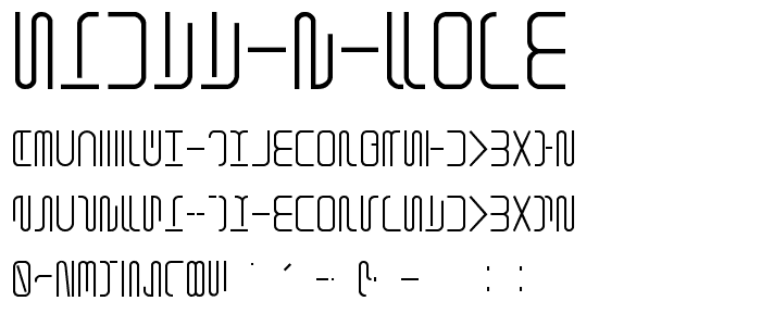 Shuttle Form font