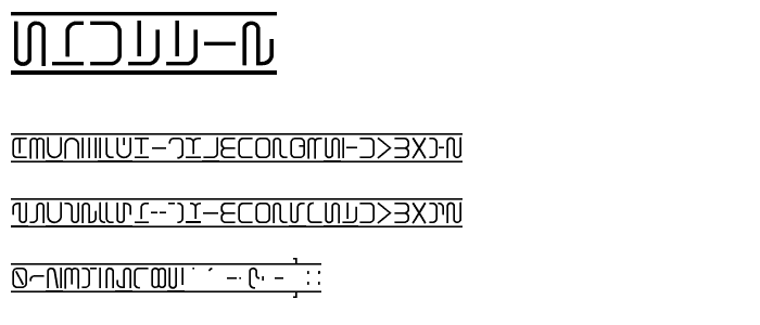 Shuttle font