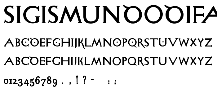 SigismundoDiFanti font