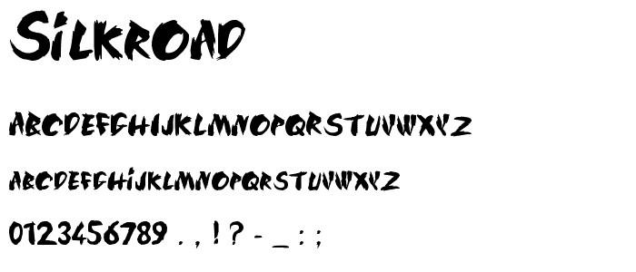 SilkRoad font