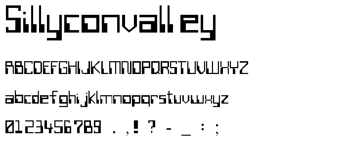 SillyconValley font