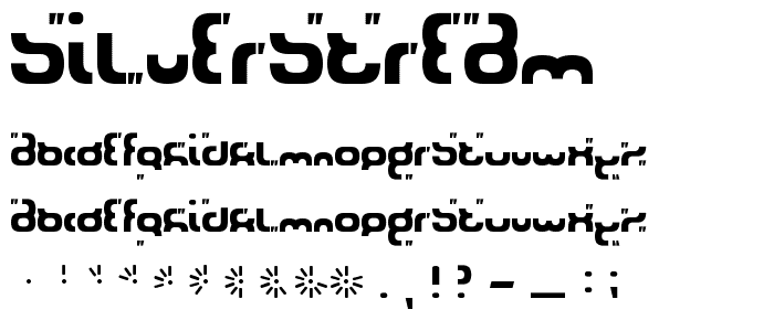SilverStream font