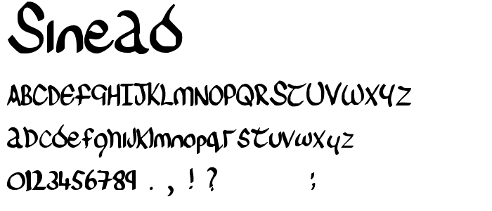 Sinead font