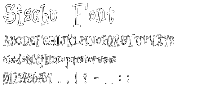 Sischu font