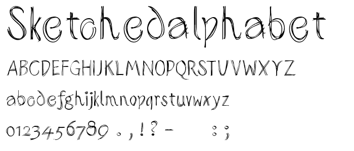 SketchedAlphabet police