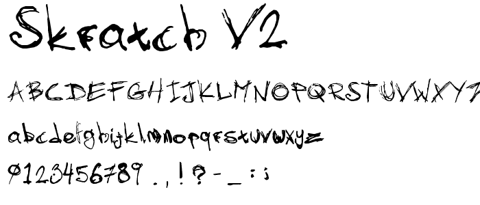 Skratch_v2 font
