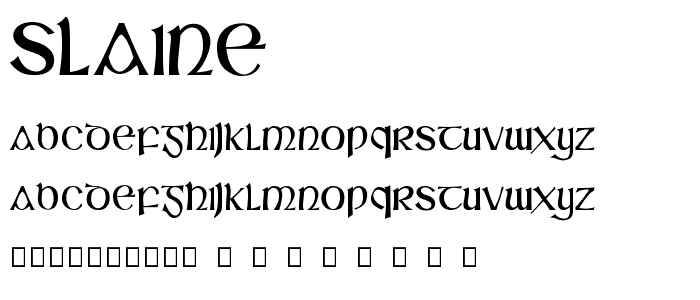 Sláine font