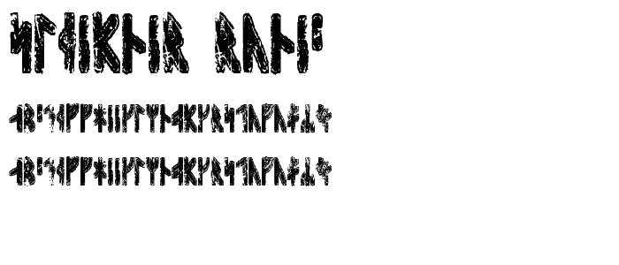 Sleipnir Runic font
