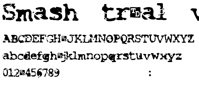 Smash Trial Version font