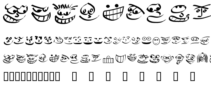 Smiles font