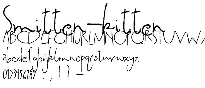 Smitten Kitten font