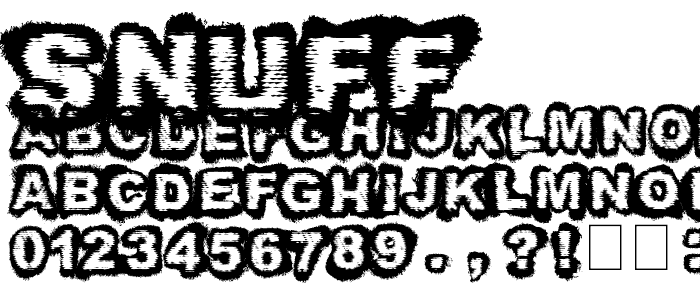 Snuff font