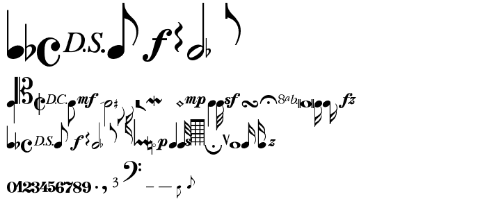 Sonata font