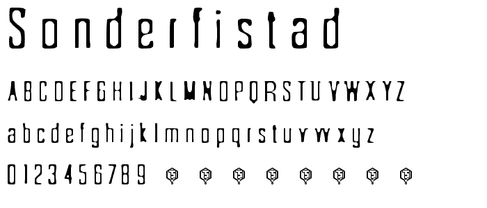 Sonderfistad font