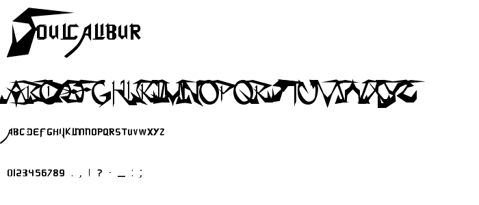 SoulCalibuR font