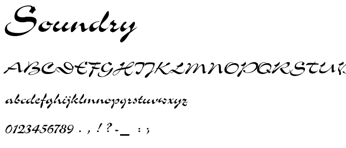 Soundry font