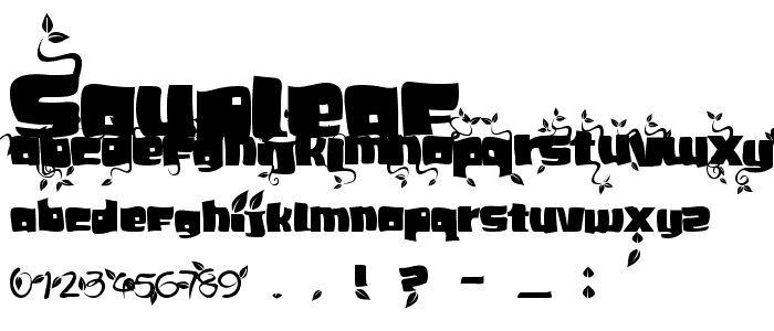 SoupLeaf font