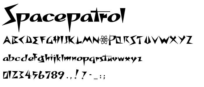 SpacePatrol font