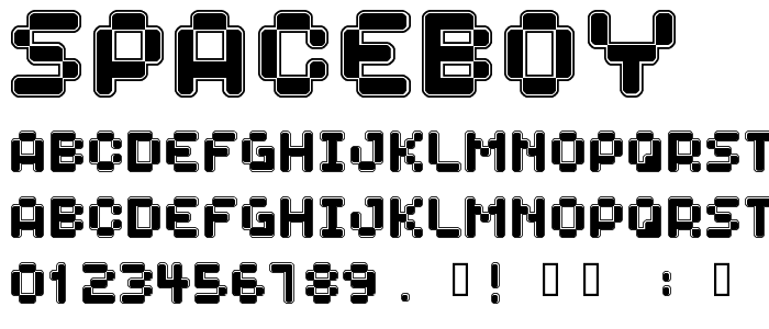 Spaceboy font