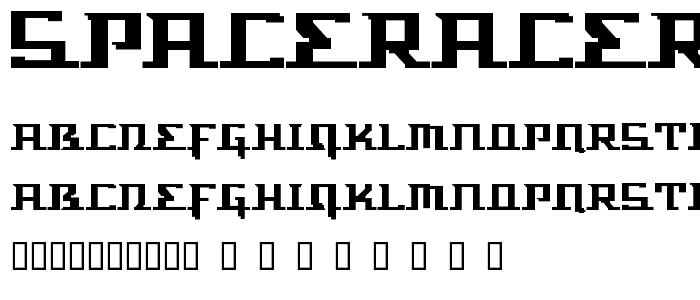 Spaceracer font