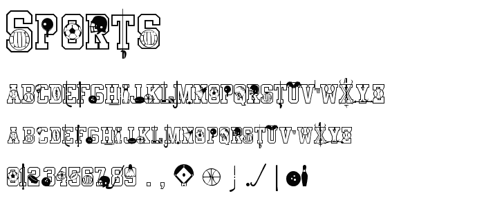 Sports font