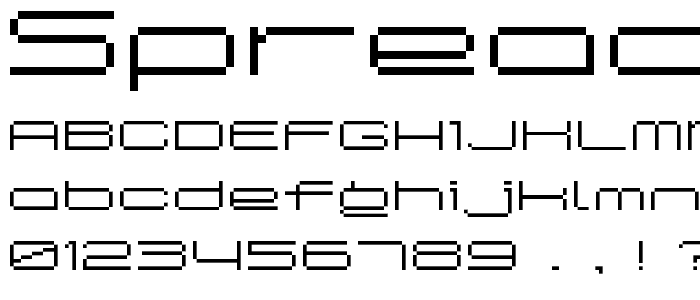 SpreadBitA10 font