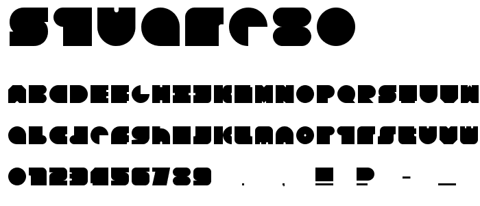 Square80 font