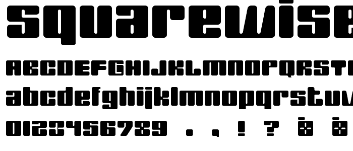 SquareWise font